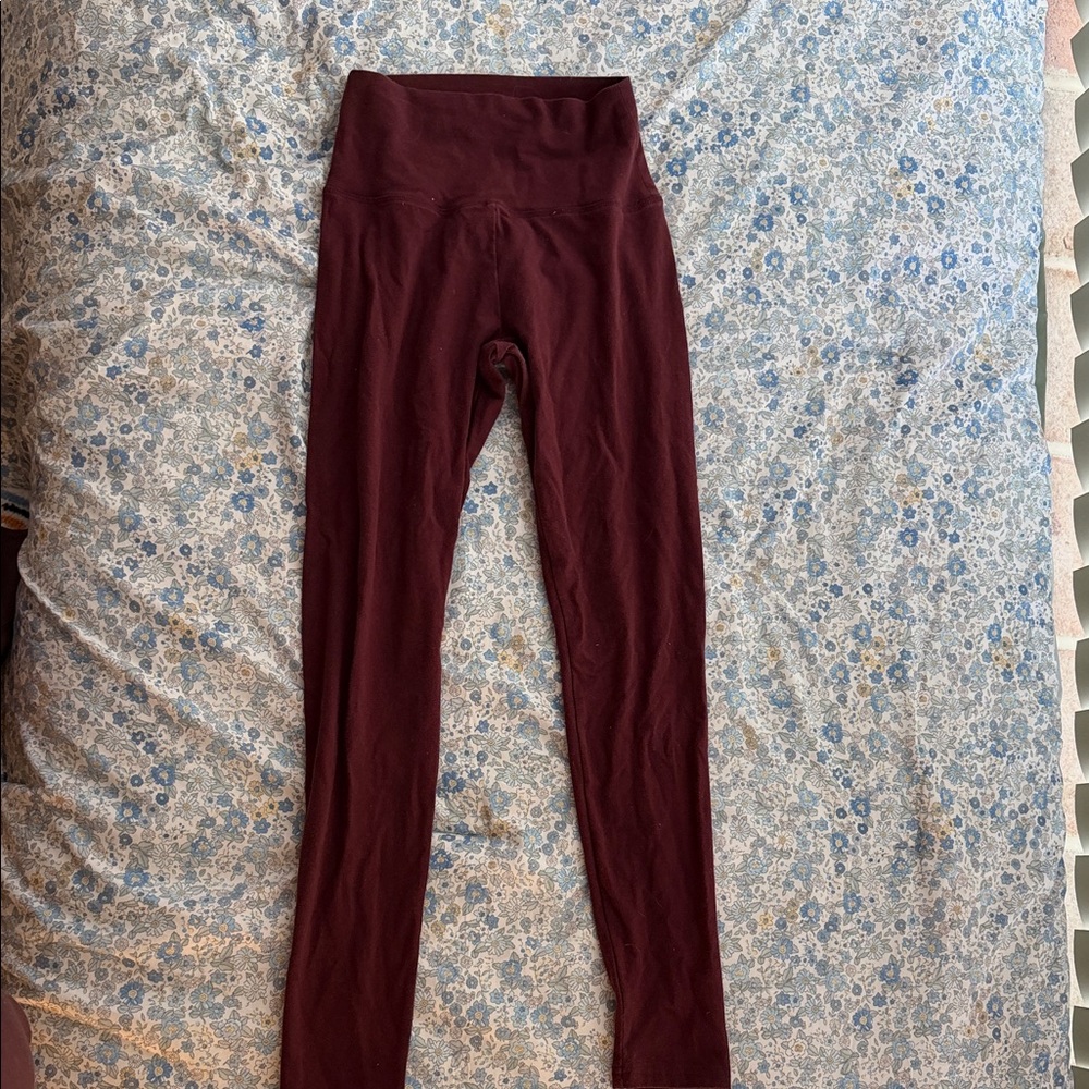 Aerie Burgundy Leggings